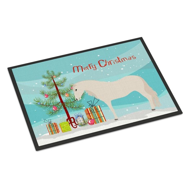 Carolines Treasures Paso Fino Horse Christmas Indoor or Outdoor Mat, 24 x 36 in. BB9272JMAT - main